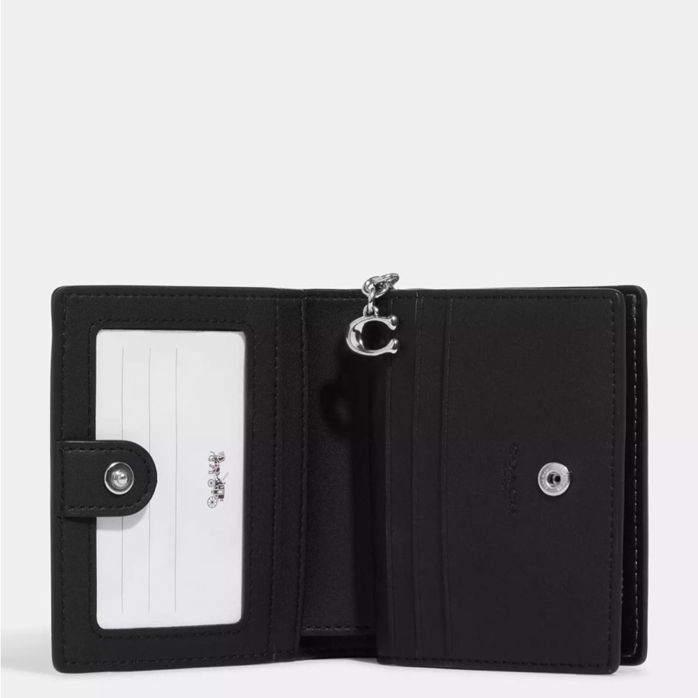 COACH Snap Wallet Tartan Plaid - Picture 2 of 8
